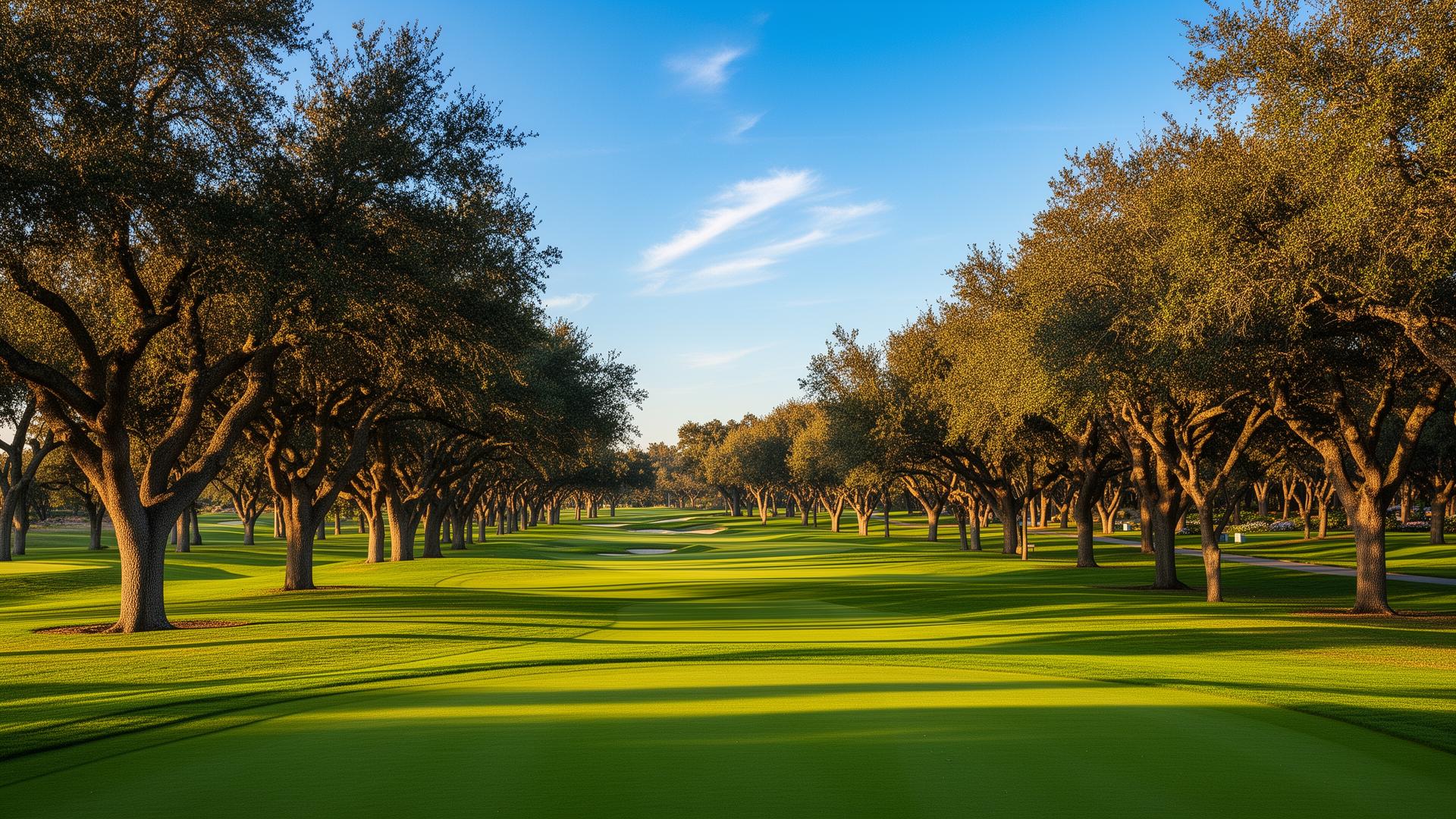 Tournament course landscape